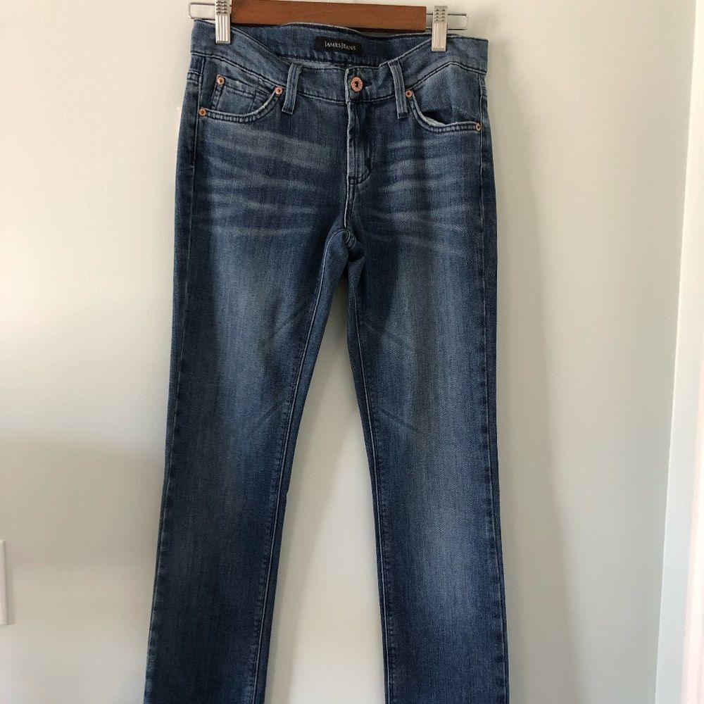 James Jeans 5-Pocket Straight Leg Karma Jeans Size 26